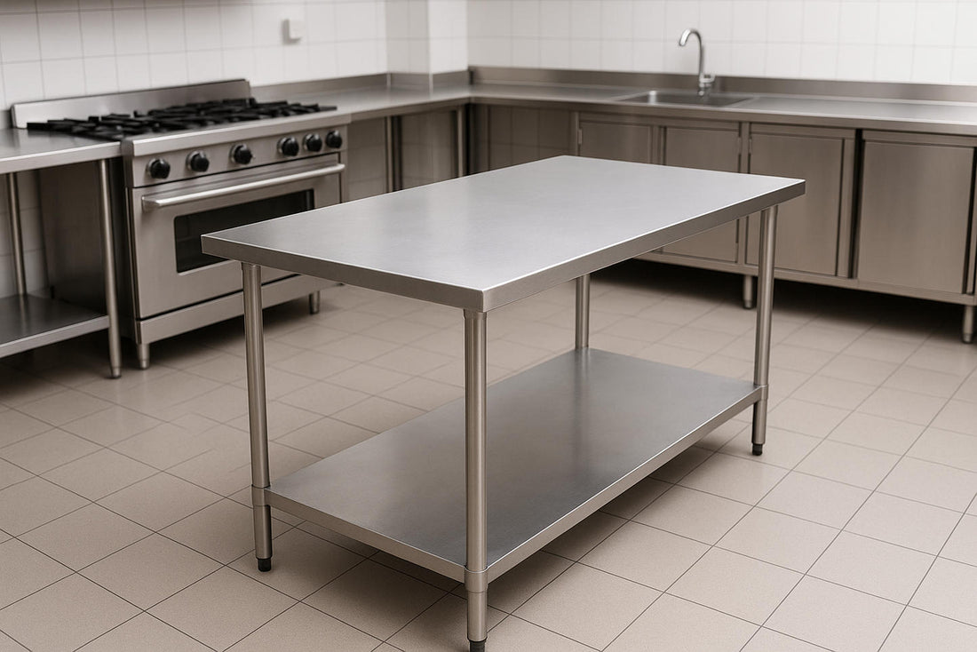 ¿Por qué elegir mesas de acero inoxidable en tu cocina profesional de hostelería?