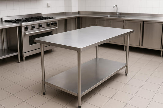 ¿Por qué elegir mesas de acero inoxidable en tu cocina profesional de hostelería?